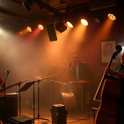 Episode cover showing jazz musicians performing in a smoky Chicago club for the episode 'Chicago's Jazz Legacy'.